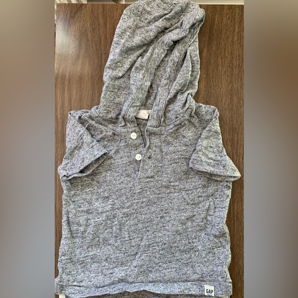 GAP Heather Gray Hooded Top